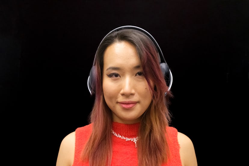 Sony PlayStation Pulse Elite Wireless Headset on Inverse Deputy Gaming Editor Shannon Liao