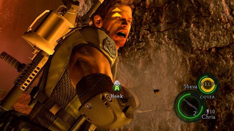 Resident Evil 5 Chris Redfield boulder punch
