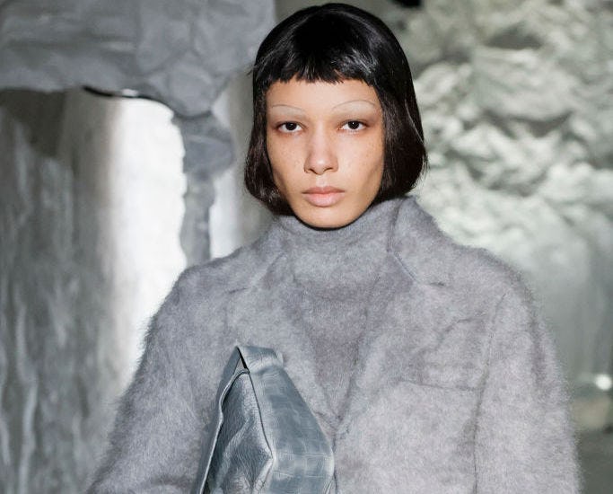 1920s brows at Marni