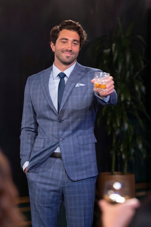 Joey toasts to Week 8 (Hometowns) of 'The Bachelor.' Photo via ABC