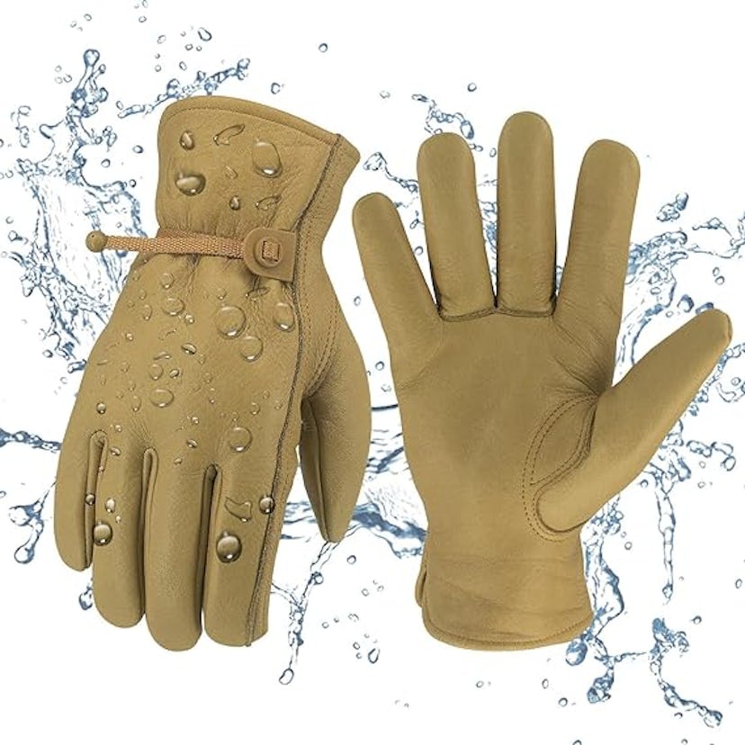 Reinforced Leather Durable Gardening Gloves