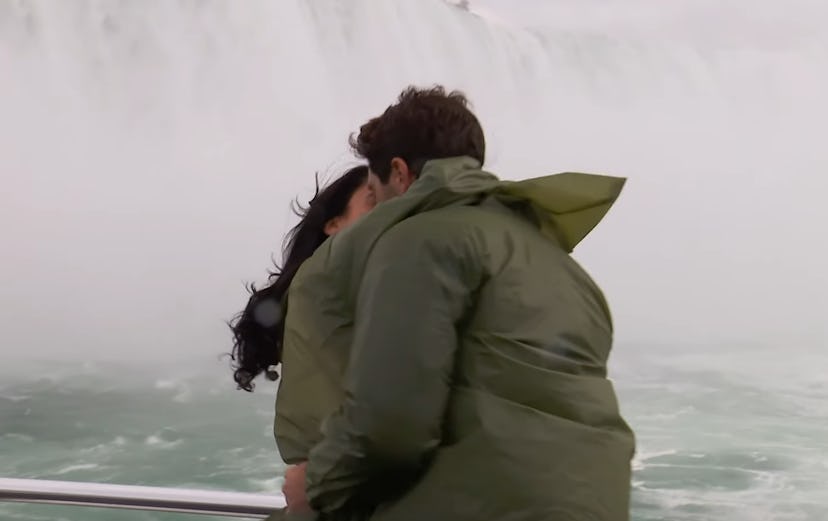 During Maria's Hometown visit, she and Joey visited Niagara Falls. Screenshot via YouTube