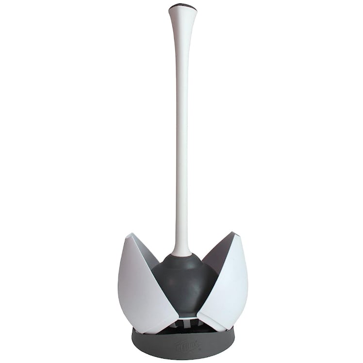 Clorox Toilet Plunger with Hideaway Storage Caddy