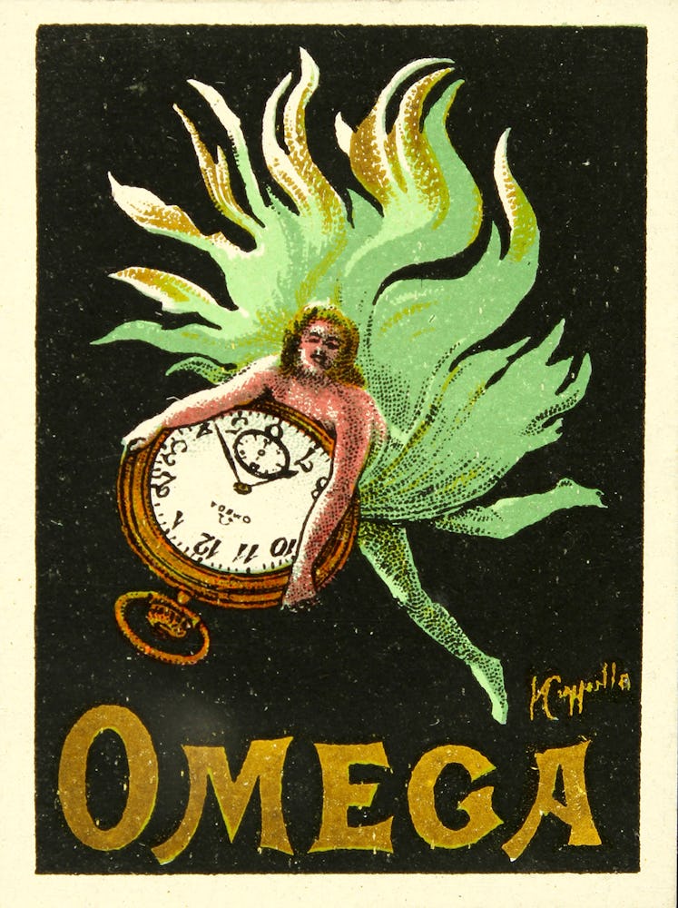 An Omega poster, circa 1910.