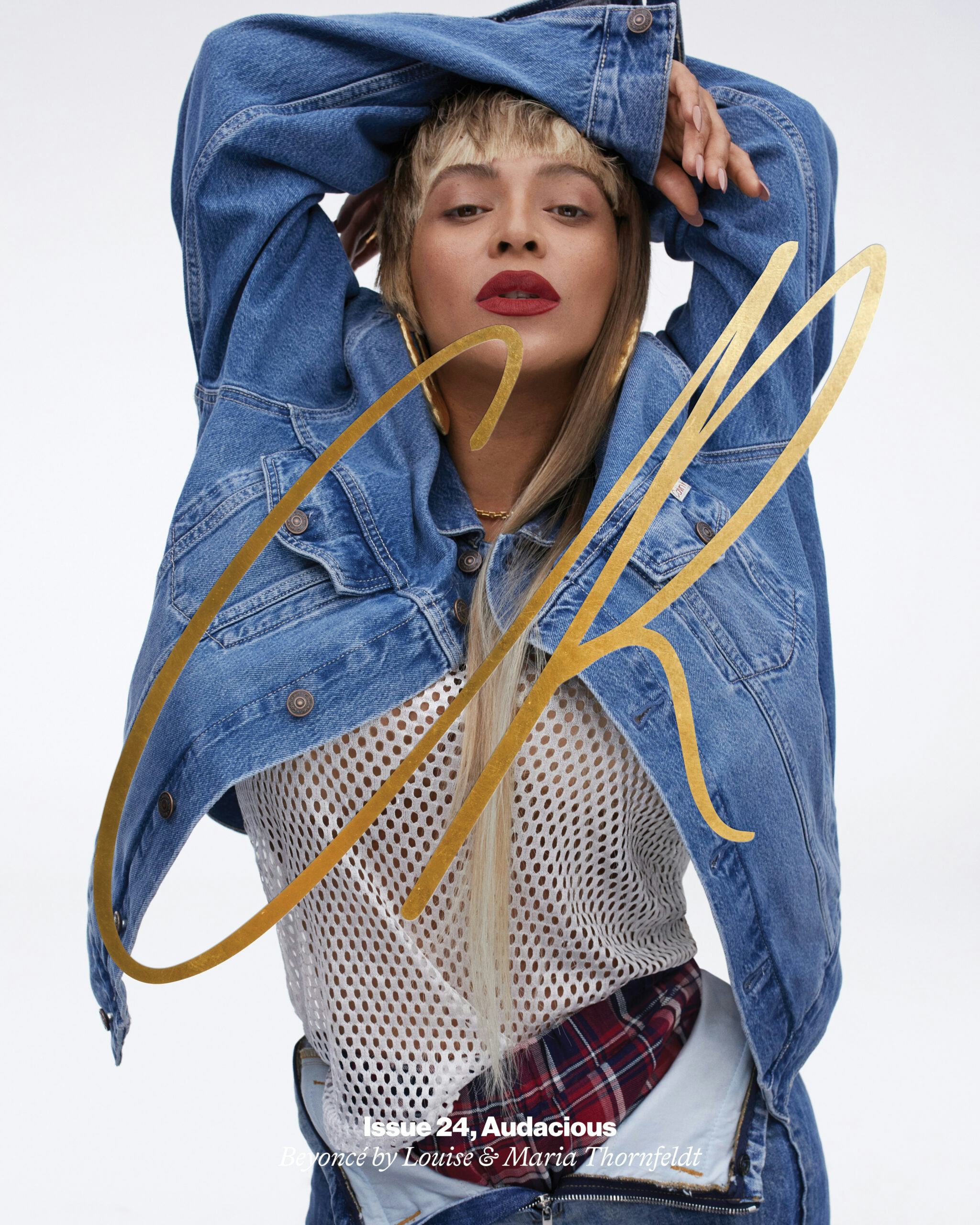 Beyoncé on the cover of CR Fashion Book Issue 24.