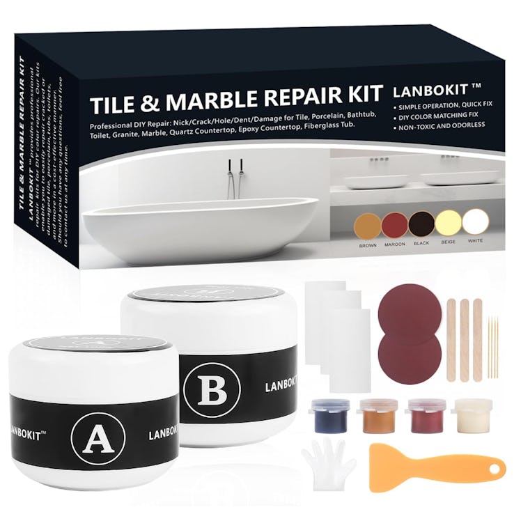 LANBOKIT Tile, Granite and Marble Repair Kit