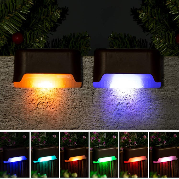 SOLPEX Color Changing Solar Deck Lights (16-Pack)