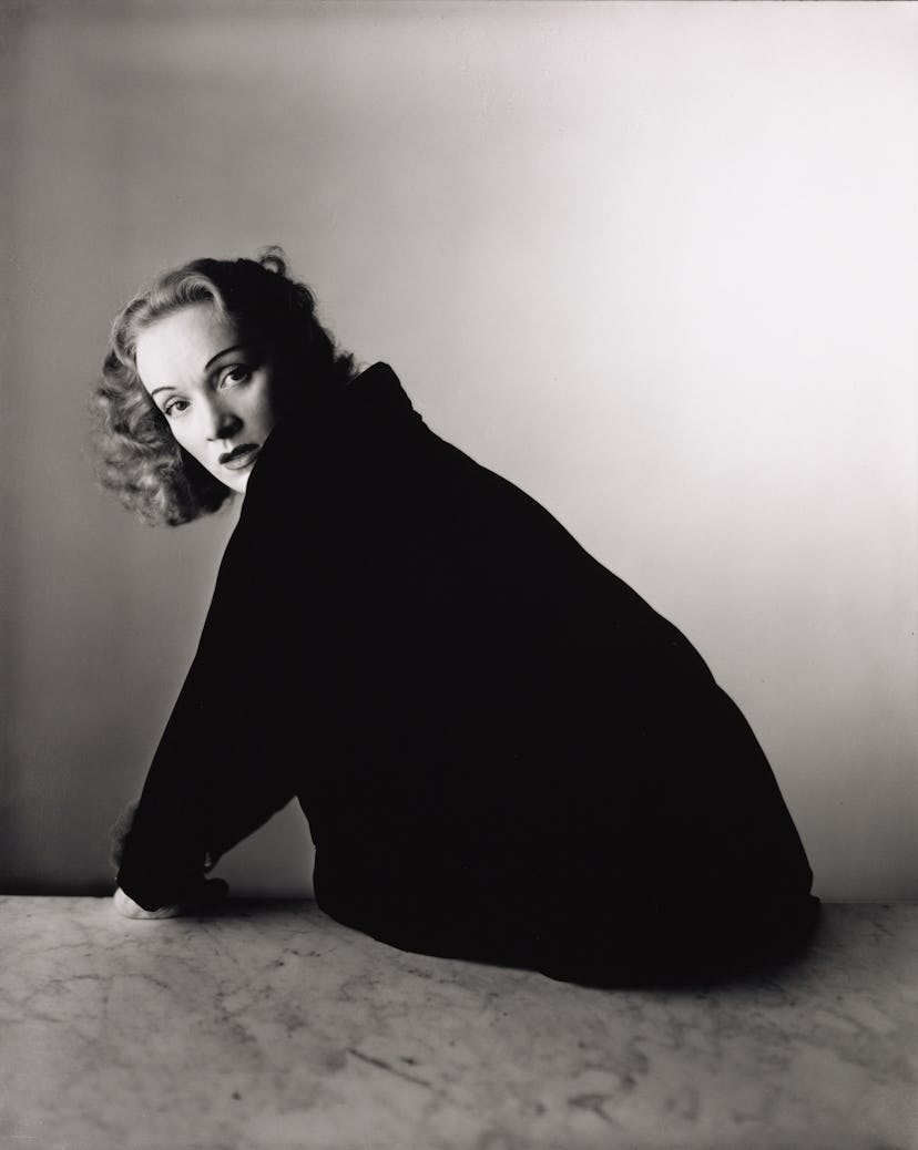 irving penn's photograph of marlene dietrich