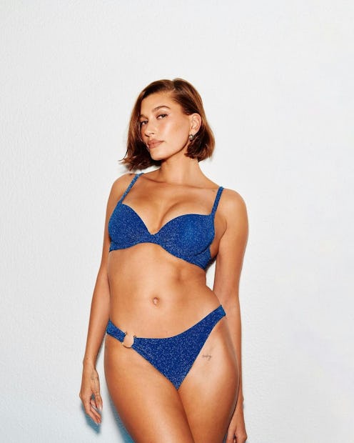 Hailey Bieber's new bikini campaign for Victoria's Secret.