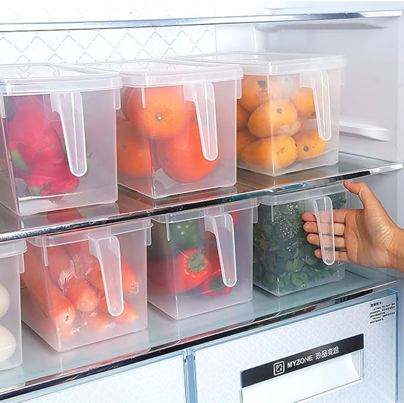 Sooyee Fridge Organizer Bins (4-Pack)