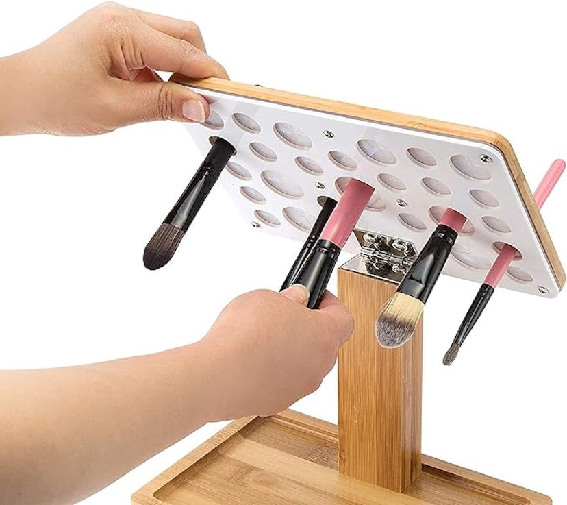 J JACKCUBE DESIGN Bamboo Brush Drying Rack