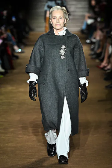 surprising models fw24 miu miu kristin scott thomas
