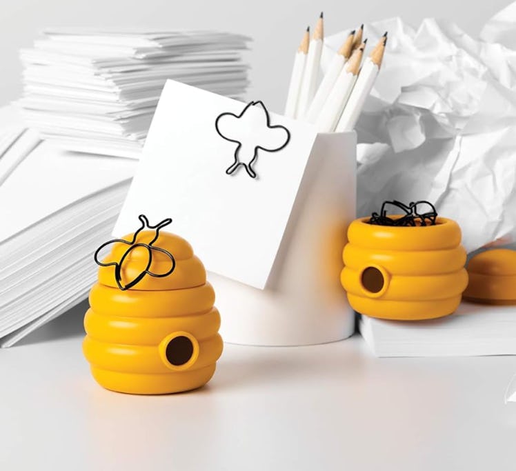 OTOTO Busy Bees Paper Clip Container Set (30 Pieces)