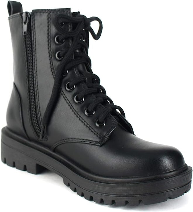 Soda Lug Sole Combat Ankle Boots