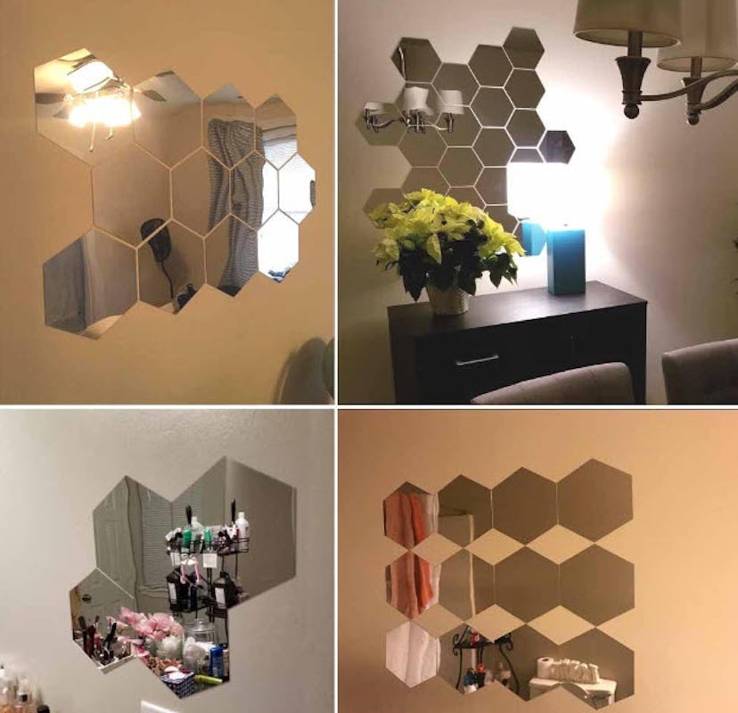 H2MTOOL Hexagon Wall Decals (12-Piece)