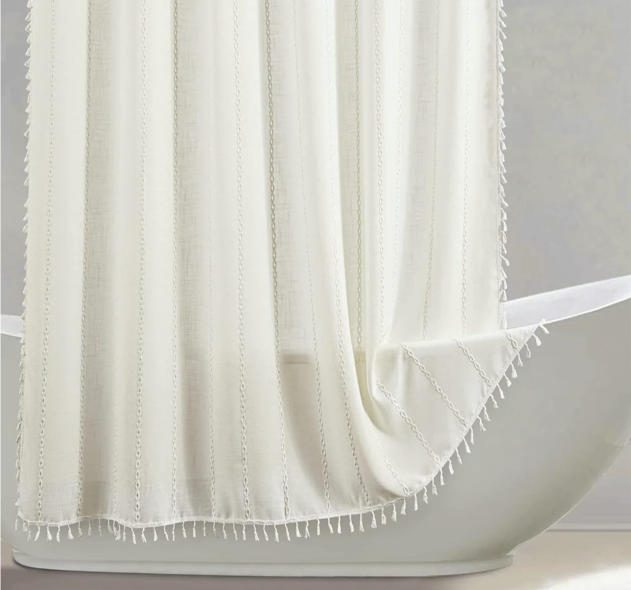 RoomTalks Boho Shower Curtain