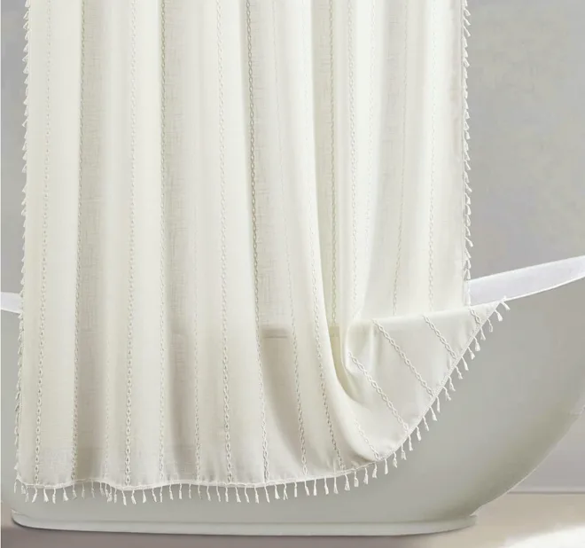 RoomTalks Boho Shower Curtain