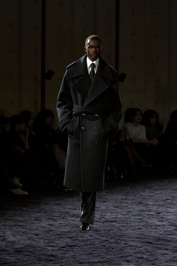 a look from saint laurent fall 2024 men's collection