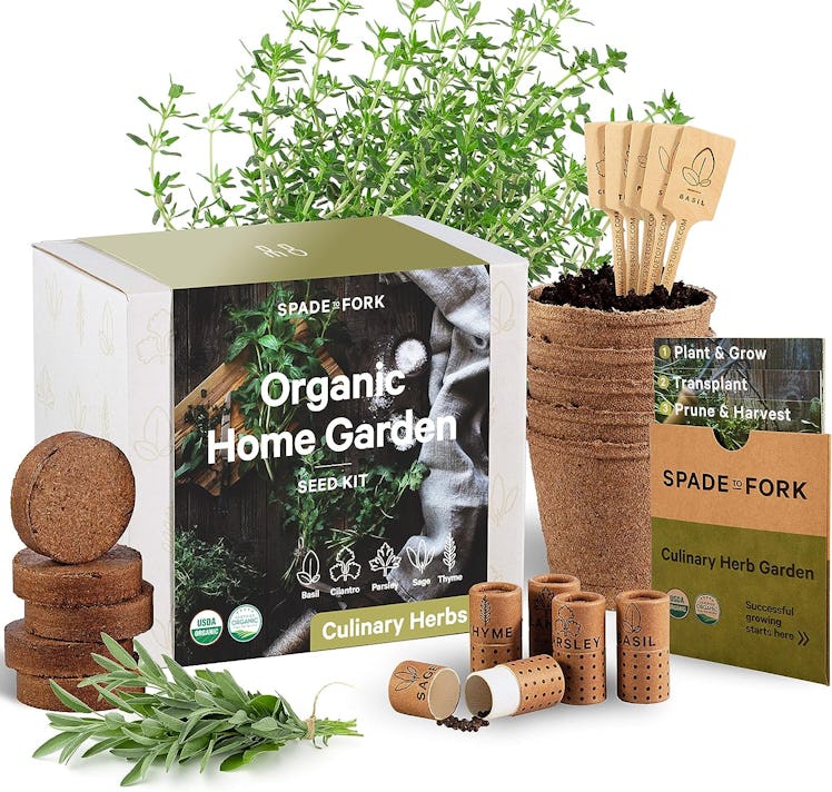 Spade To Fork Organic Herb Garden Kit