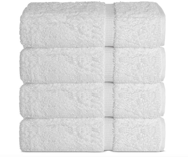 Chakir Turkish Linens Cotton Towels (4-Pack)