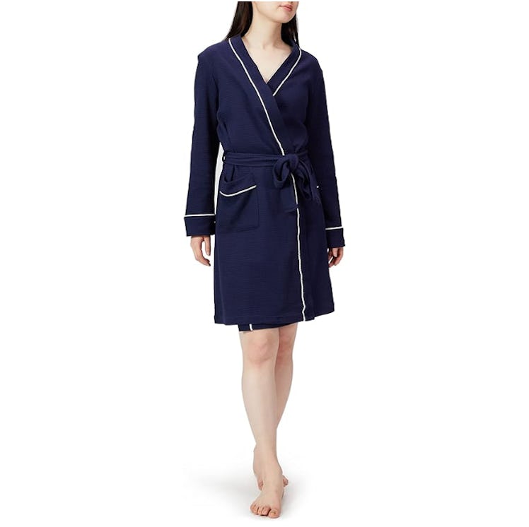 Amazon Essentials Mid-Length Waffle Robe