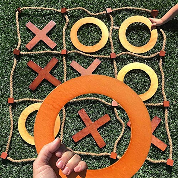 SWOOC GAMES Giant Wooden Tic Tac Toe Game