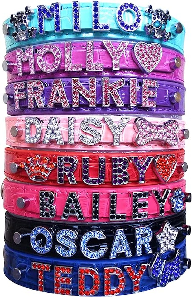 Bling Stuff For Fun Personalized Leather Collars 