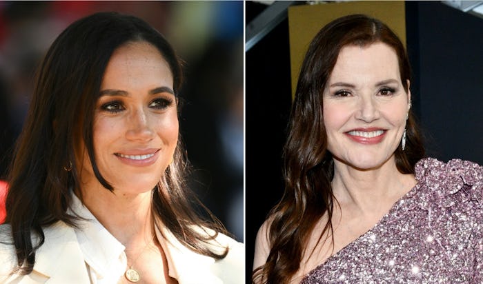 Meghan Markle and Geena Davis.