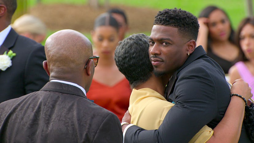 Clay and his mom on ‘Love Is Blind’ Season 6. Photo via Netflix