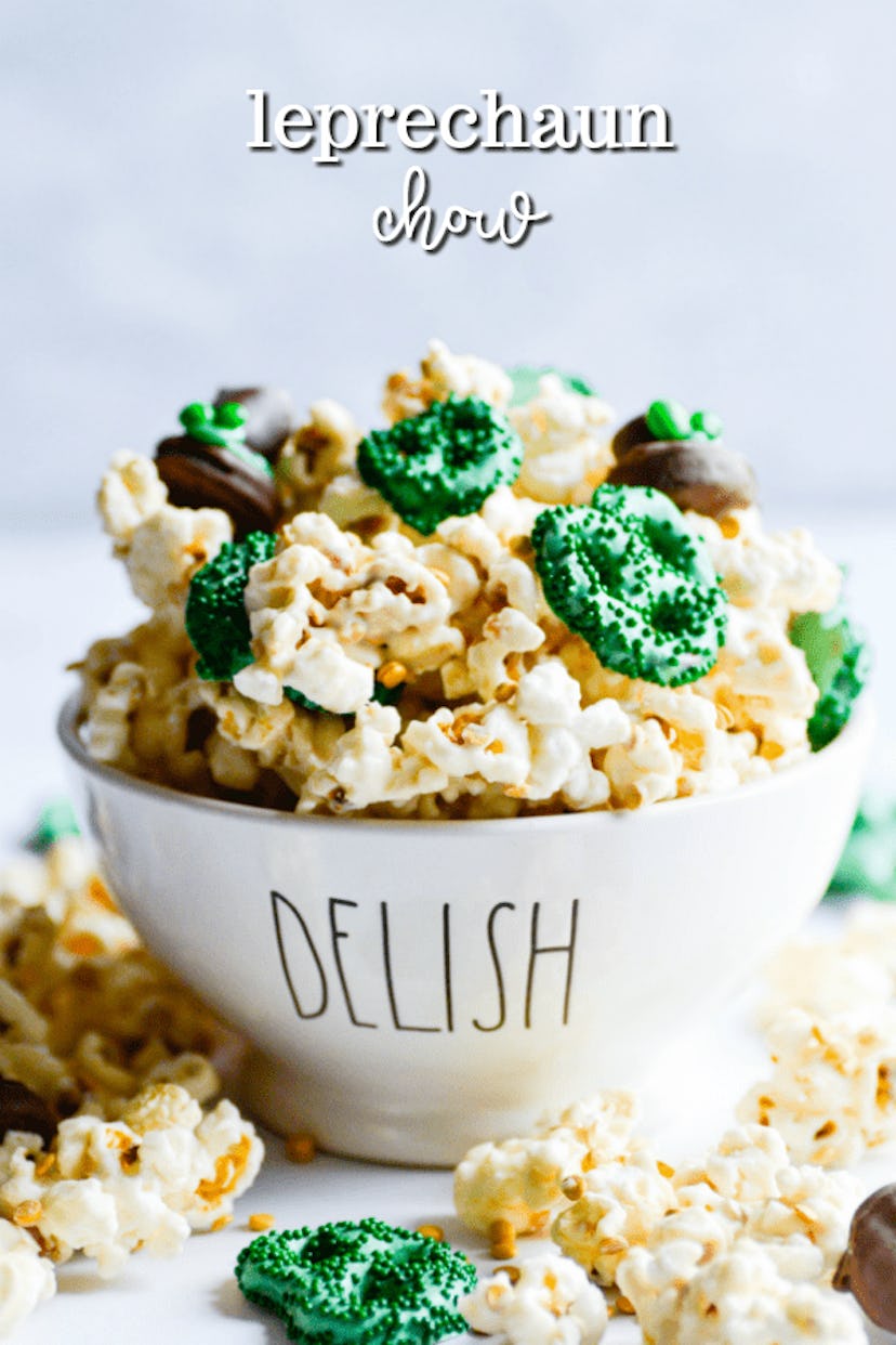 Leprechaun chow, which would make delicious green St. Patrick's Day treats.