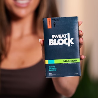 SweatBlock Clinical Strength DRIBOOST Antiperspirant Wipes