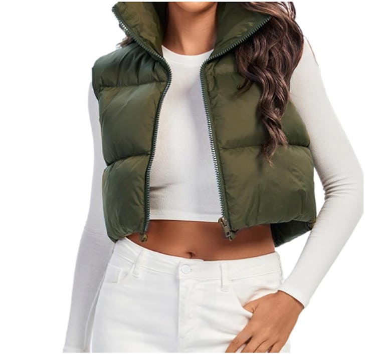 Fuinloth Padded Crop Vest