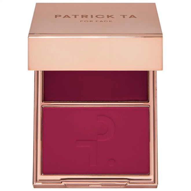 Patrick Ta Major Headlines Double-Take Crème & Powder Blush Duo in She's Wanted
