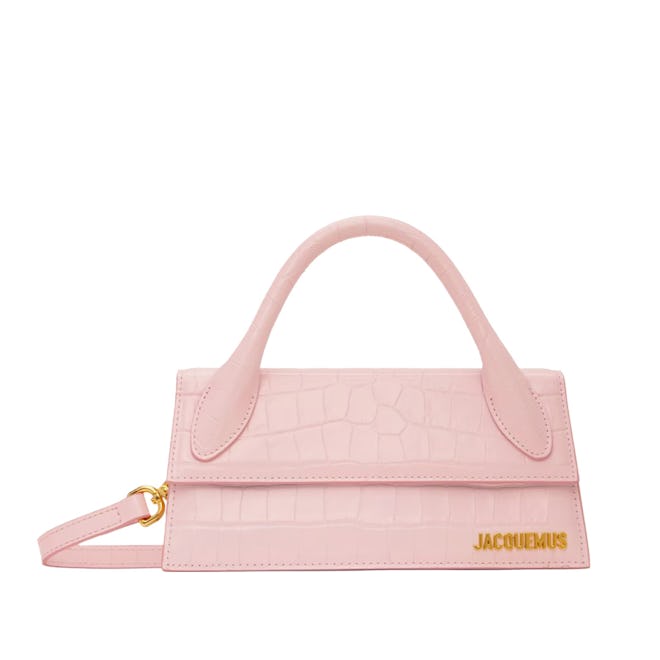JACQUEMUS Pink Le Chouchou 'Le Chiquito Long' Bag