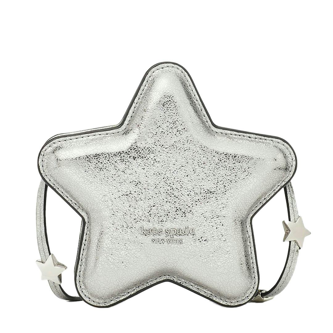 Starlight Crinkle Metallic Leather Micro Crossbody