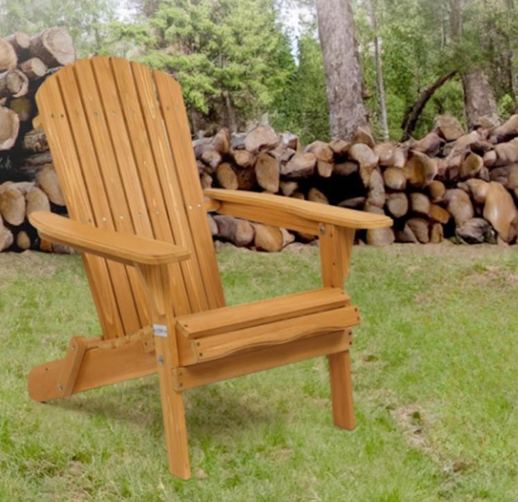 VINGLI Wood Lawn Chair