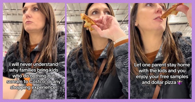 A mom posted a TikTok video complaining about screaming children in Costco and was met with some maj...