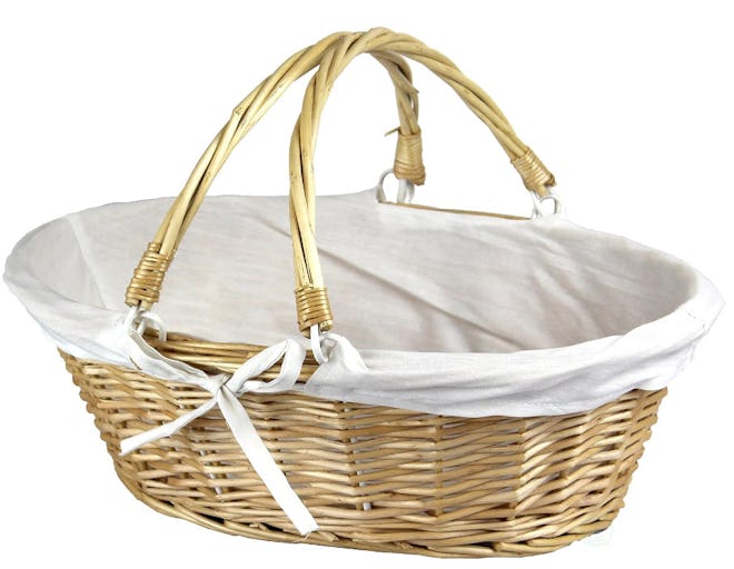 Vintiquewise(TM) Oval Willow Basket