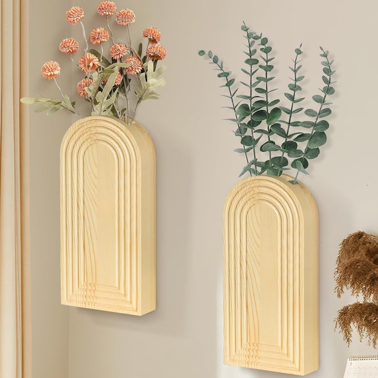 Uipame Wood Wall Planters (2-Pack)