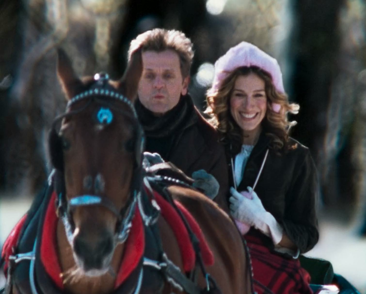 Petrovsky and Carrie on &lsquo;Sex and the City.&rsquo; Screenshot via Max