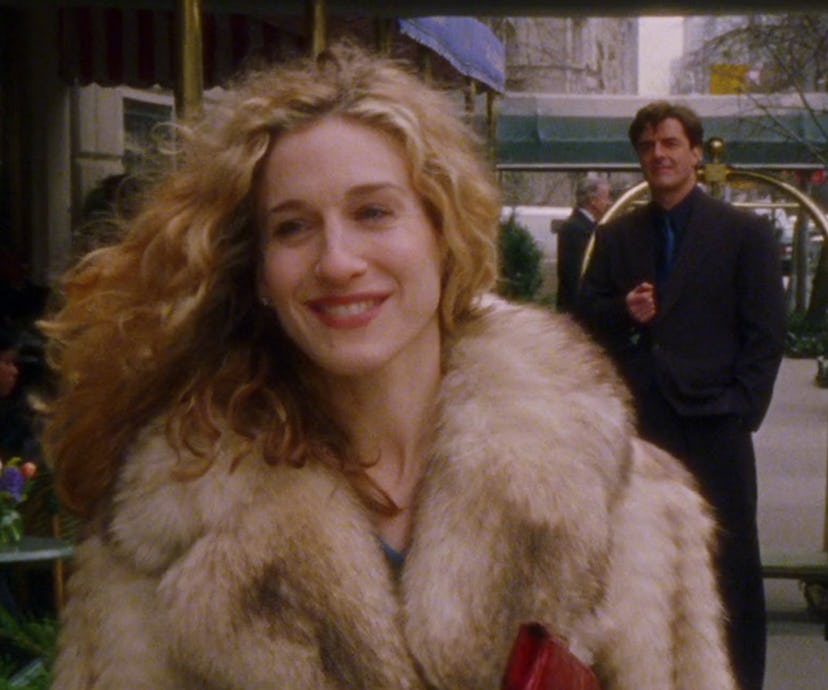 Carrie and Big on ‘Sex and the City.’ Screenshot via Max