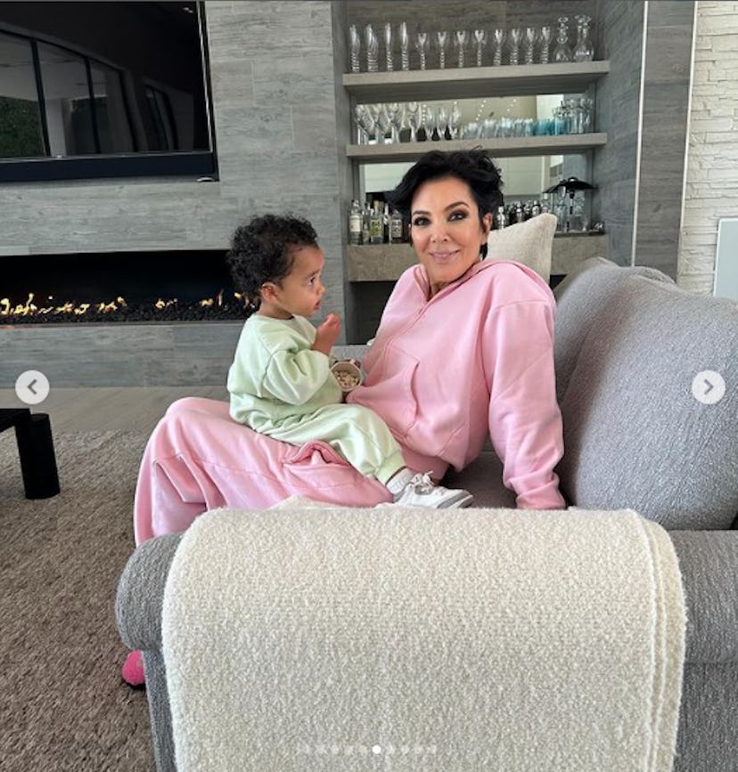 Kris Jenner went all out for Easter.
