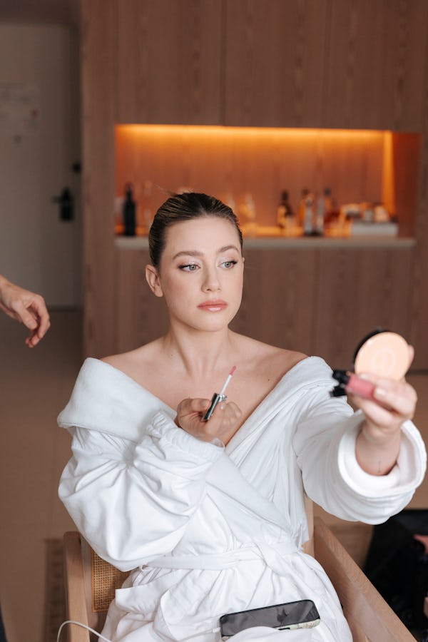 Armani Beauty ambassador, Lili Reinhart, speaks with Bustle.