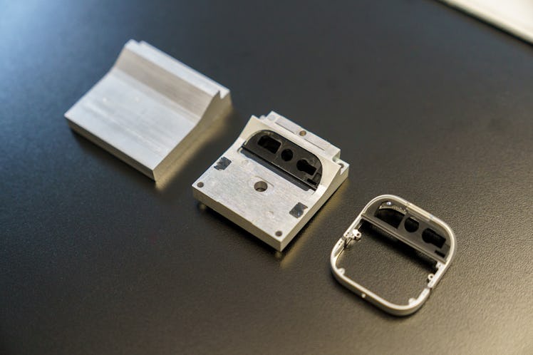 Just like an iPhone, the Ai Pin is CNC’d out of a solid block of aluminum. There is no wasted space;...