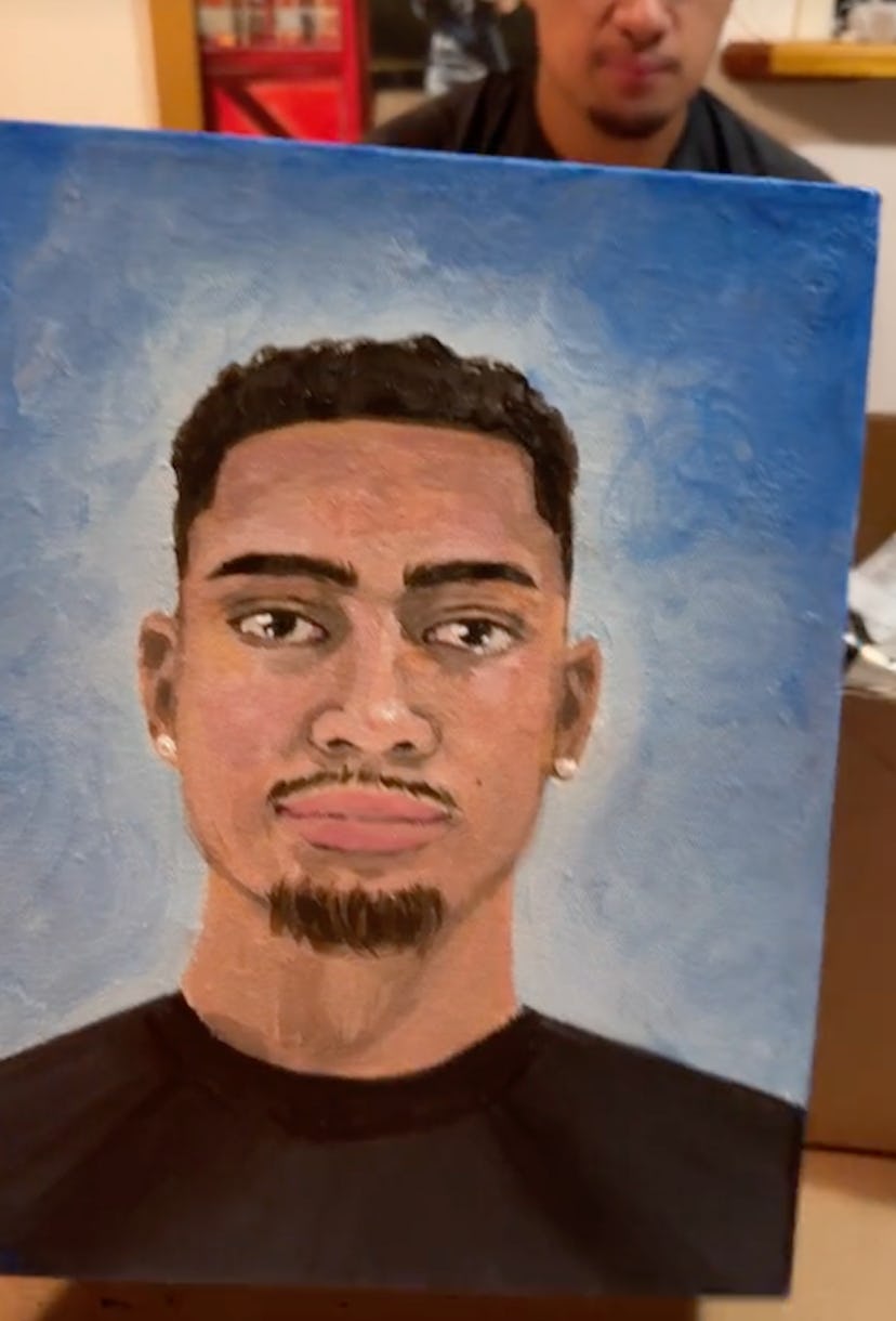 The paint each other trend.