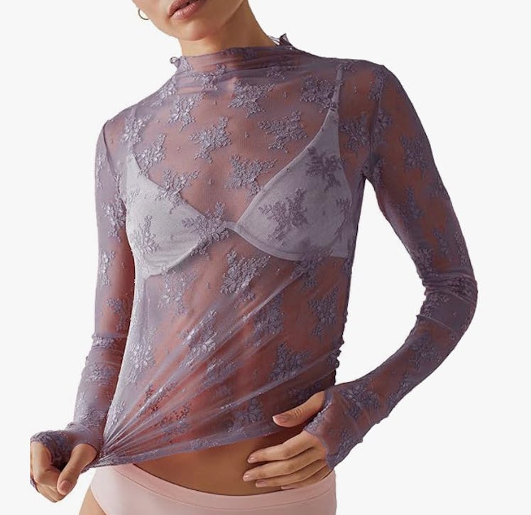 Ugerlov Long Sleeve Mesh Top