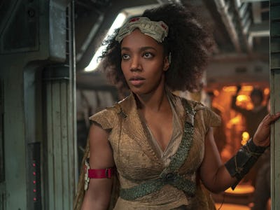 Naomi Ackie as Jannah in Star Wars: The Rise of Skywalker