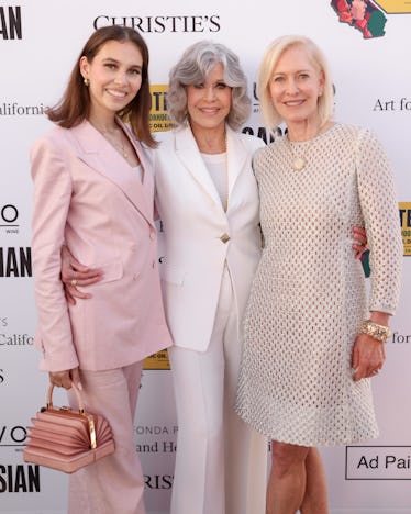 Activist Nalelli Cobo, Jane Fonda and philanthropist Wendy Schmidt.