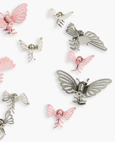 Capelli New York Set of 10 Butterfly Clips