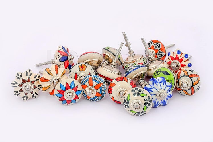  JGARTS Multicolor Ceramic Drawer Knobs (20-Pack)